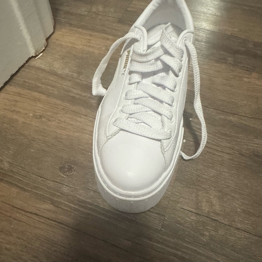 Puma Women's White Platform Sneakers